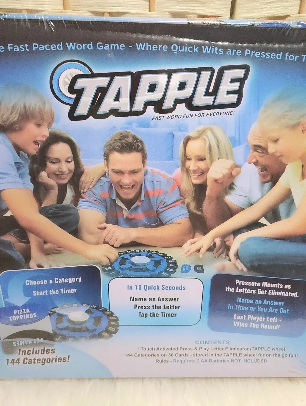 NIB TAPPLE Fast Word Fun  Card Game Sealed